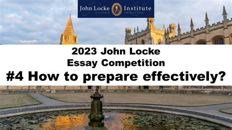 is john locke essay competition prestigious